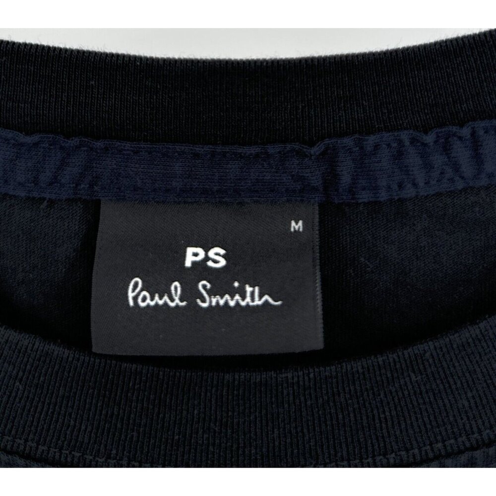 PS Paul Smith T-shirt Medium Pill Black Casual Designer - Picture 2 of 5